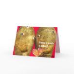 Funny Love Potatoes Valentine Card