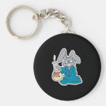 funny mad rabbit key chains