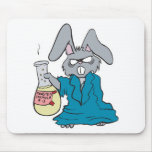 funny mad rabbit mouse pads