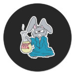 funny mad rabbit stickers