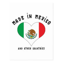 Funny Made In Mexico Postcard