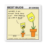 Funny Magnet For Parents And Gardeners