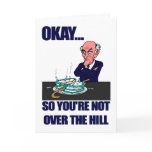 Funny Man's Over the Hill Birthday cards