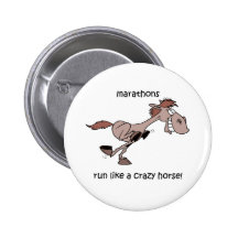 Funny marathon pin