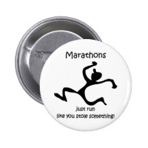 Funny marathon pins