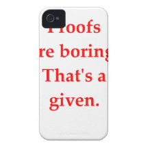 funny math joke iPhone 4 case