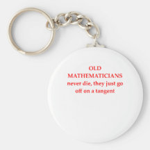 funny math joke key chains