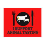 Funny meat eating postcards