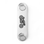 Funny Men's Macho Santa Skateboard