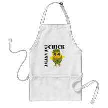 Funny Military Chick - Infantry Chick Aprons