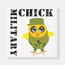 Funny Military Chick Magnet