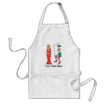Funny Mistletoe Stalker aprons
