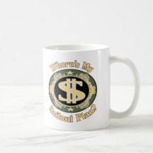 Funny Money Gifts Mugs