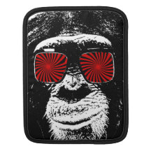 Funny monkey iPad sleeve