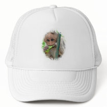 Funny Monkey Picture Baseball Cap Trucker Hat