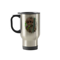 Funny Monkey Picture Travel Mug
