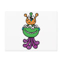 funny monster postcards