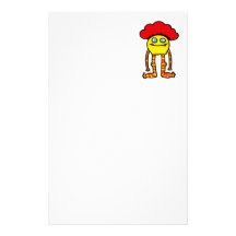 funny monster stationery paper