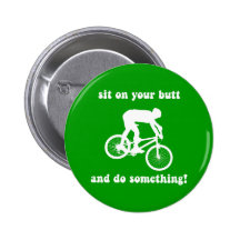 Funny mountain biking buttons