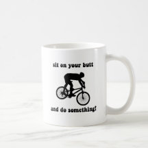 Funny mountain biking mugs