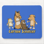 Funny mousepad: Captain Scratchy