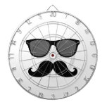 Funny Moustache and Black Sunglasses