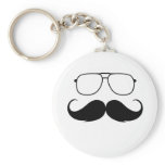 funny moustache glasses in black