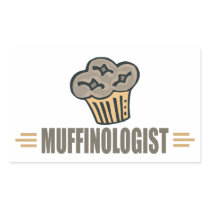 Funny Muffin Rectangular Sticker