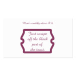 Funny mum quotes on t-shirts and gifts for mum. business cards