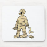 Funny Mummy Broken Hand Halloween mousepads