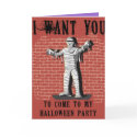 Funny Mummy Party Invites You Customize cards