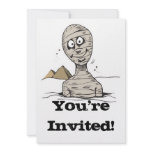 funny mummy popping out invitations