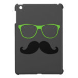 FUNNY MUSTACHE GREEN SUNGLASSES