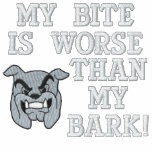 Funny My Bite Embroidered Shirt