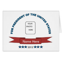 Funny Name Here President Card
