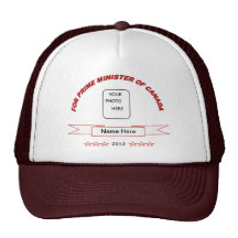 Funny Name Here Prime Minister Ball Cap Hat