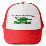 Funny Narwhal Christmas Hat