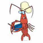 funny nervous lobster chef cooking photo sculptures