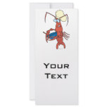 funny nervous lobster chef cooking rack cards