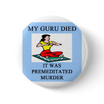 funny new age guru meditation joke buttons
