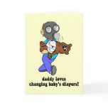 Funny new dad cards