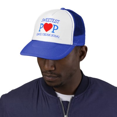 Funny New Father "Sweetest Pop" Gift Cap Hat by Swisstoons