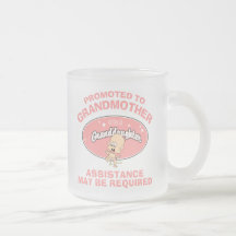 Funny New Grandmother New Granddaughter Mugs