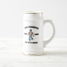 Funny New Grandpa Boot Camp Mug
