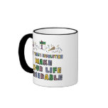 Funny New Year's Resolution mugs