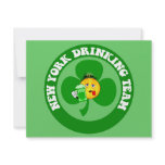 Funny New York St Patrick's Day invitations