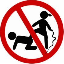 Funny NO Domineering ⚠ Thai Sign ⚠