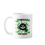 Funny no fear paintball mugs
