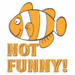 funny NOT FUNNY clownfish clown fish photo sculptures