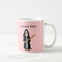 Funny Nun Cards :Nuns Carried Rulers" Coffee Mug